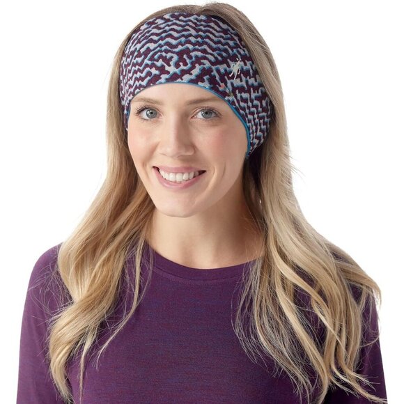 Merino Wool Reversible Headband Womens Warm Breathable Multi-Use Wear main image 7